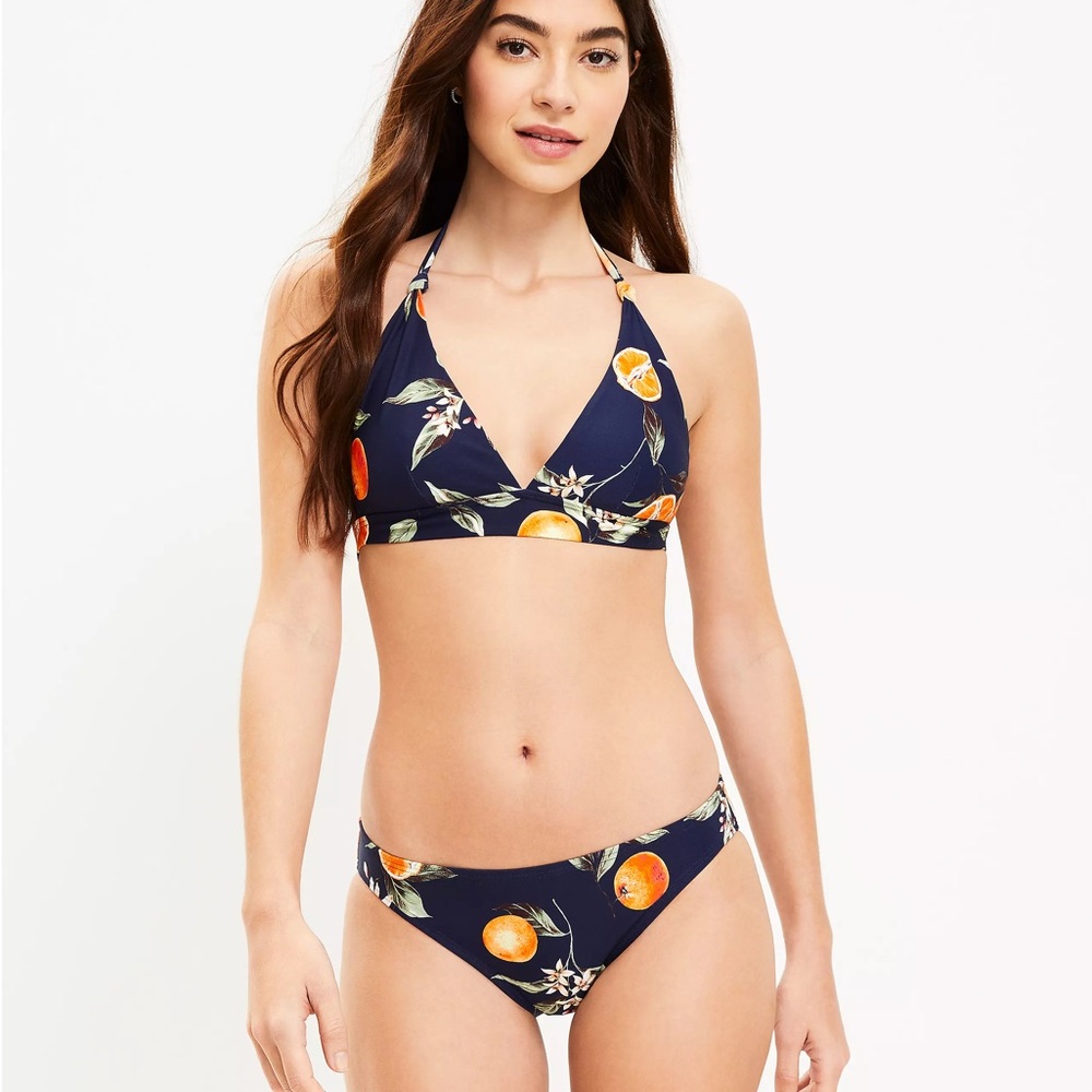 LOFT Beach Orange Harvest Classic Bikini Bottom